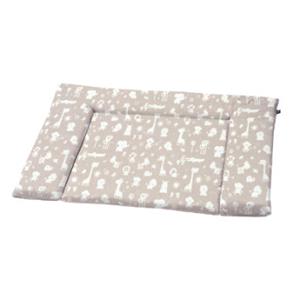 Alvi Wickelauflage Zootiere taupe 70 x 85 cm