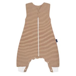 Alvi Sleep-Overall Starfish taupe/weiß