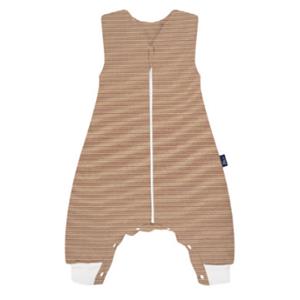 Alvi Sleep-Overall Starfish taupe/weiß