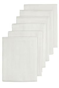 Meyco Muslin Gauze Luiers Set van 6 Uit white