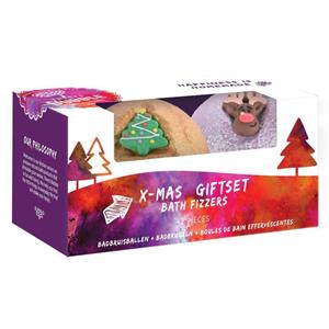 Treets Bubble Badbruisballen - X-mas edition - 2 stuks