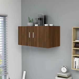 VidaXL Hangkast 80x39x40 cm bewerkt hout bruineikenkleurig