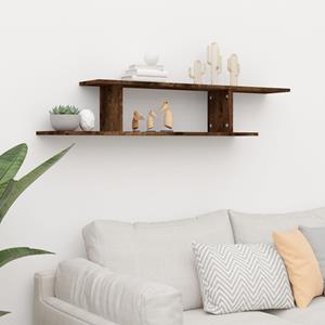 VidaXL Tv-wandschap 125x18x23 cm bewerkt hout gerookt eikenkleurig