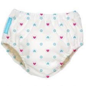 Babybum Charlie Banana 2-in-1 Zwemluier en Oefenbroekje- Lovely Blue Maat S