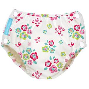 Babybum Charlie Banana Zwemluier Easy Snap- Floralie Maat M