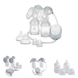 Cangaroo Elektrische Doppelmilchpumpe »Elektrische Doppelmilchpumpe Grace«, XN-D258, LCD-Anzeige, 3 Funktionen