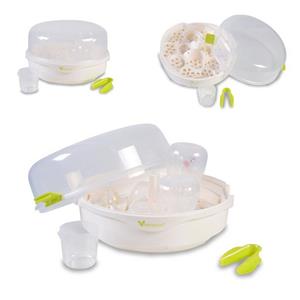 Cangaroo Dampfsterilisator »Mikrowellensterilisator«, Sterilisator Fresh 5 Flaschen Zubehör maximal 15,5 cm hoch