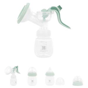 Kikkaboo Handmilchpumpe »Milchpumpe manuell Elsie 180ml«, 180 ml Flasche, Silikonsauger Gruppe 0+