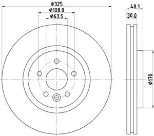 jaguar Remschijf 8dd 8DD355133841