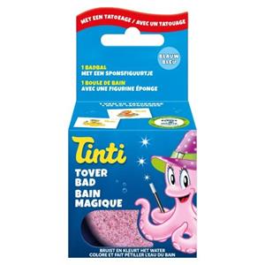 Toverbad Badbruisbal Roze met tattoo - 1 bal