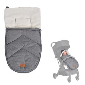 Cangaroo Fußsack »Kinderwagen Fußsack Luxe« (1-tlg), durchgehender Reißverschluss, wetterfest