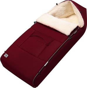 Monzana Baby Voetenzak – met Ritssluiting - Wasbaar 90x60 cm Bordeaux