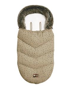 Kikkaboo Fußsack »Kinderwagen Fußsack Luxury Fell« (1-tlg), Reißverschluss abnehmbare Fußabdeckung