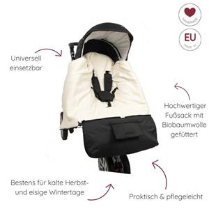 HOBEA-Germany Fußsack »Fußsack für Kinderwagen, Winterfußsack in verschiedenen Farben«, passend für Kinderwagen und Buggy