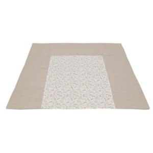ULLENBOOM Wickelauflage-Bezug Waffel Floral Sand