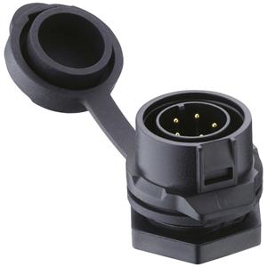 Lutronic 2430 04 T18CB100 Ronde connector Stekker, recht 1 stuk(s)