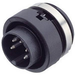 binder 99-0611-00-04 Ronde connector Flensstekker Totaal aantal polen: 4 Serie (ronde connectoren): 678 20 stuk(s)
