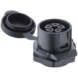 Lutronic 2620 02 T22CB100 Ronde connector Bus, recht 1 stuk(s)