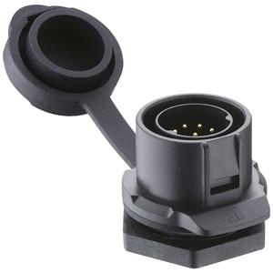 Lutronic 2630 09 T22CB100 Ronde connector Stekker, recht 1 stuk(s)