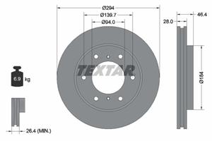 fiat Remschijf 92180205