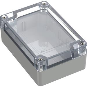 TRU COMPONENTS TC-10860468 Universele behuizing 105 x 70 x 40 ABS-PC Lichtgrijs 1 stuk(s)