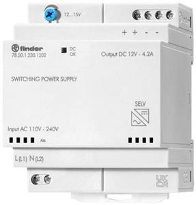 Finder 78.50.1.230.1202 Hutschienen-Netzteil (DIN-Rail) 12 V/DC 4.6A 50W