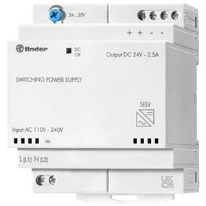 Finder 78.60.1.230.2402 DIN-rail netvoeding 24 V/DC 2.8 A 60 W