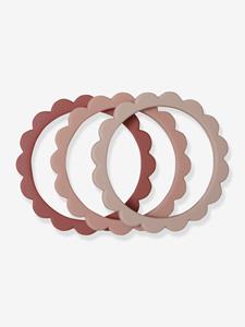 Mushie Bijtring Armbanden 3 Stuks Rose/Blush/Shifting Sand