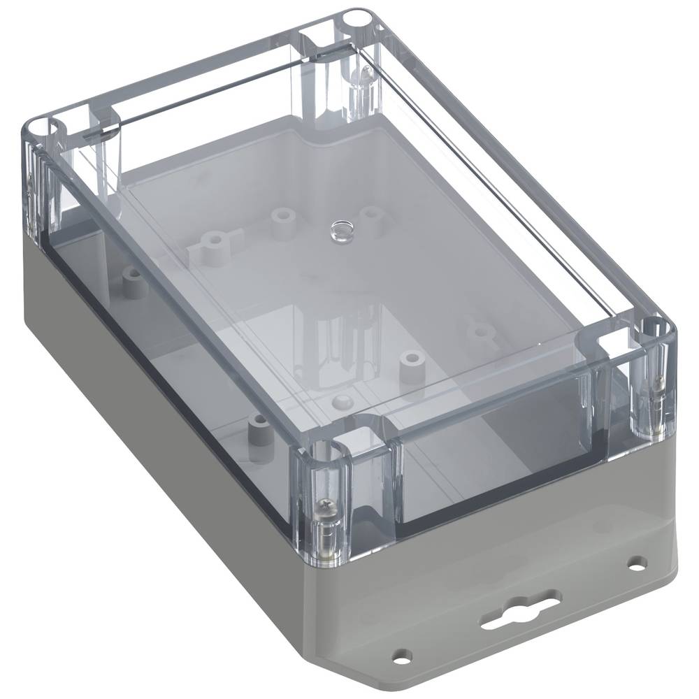 TRU COMPONENTS TC-10860804 Universele behuizing 150 x 100 x 60 Polycarbonaat Lichtgrijs 1 stuk(s)