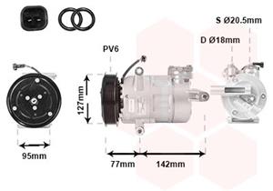 ford Compressor, airconditioning 1800K469