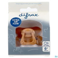 Difrax Naturel Fopspeen Caramel 6+ Mnd