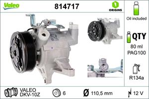Compressor, airconditioning Valeo, u.a. für Subaru