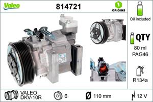 Compressor, airconditioning Valeo, u.a. für Subaru