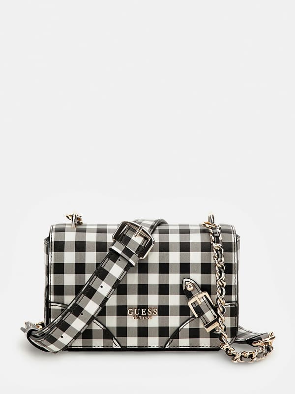 Guess Didi Mini Crossbodytas Vichy Print