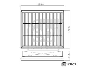 ford luchtfilter 179603