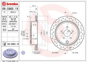 subaru Remschijf 09C6621X