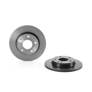 Remschijf PRIME LINE - UV Coated BREMBO 09.E231.11, Vóór, 1 stuk