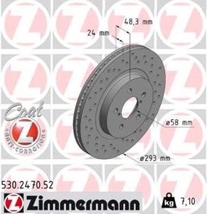 subaru Remschijf SPORT REMSCHIJF COAT Z 530247052
