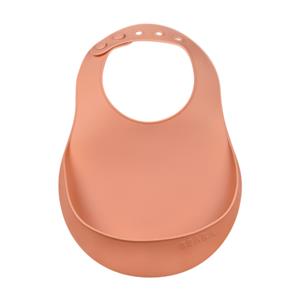 Beaba Silicone Slabbetje - Terracotta