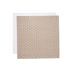 Jollein Gaasdoek 70x70cm 2-Pack Pointelle Sun Biscuit