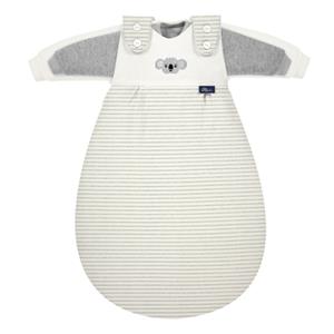 Alvi Baby-Mäxchen Schlafsack 3tlg. Bio Baumwolle - TOG 2,5 - Ringlets Koala gray, 50/56 grau