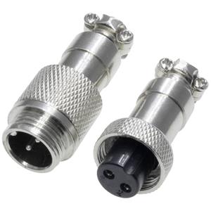 453546 Ronde connector Stekker, Bus Totaal aantal polen: 2 1 set(s)