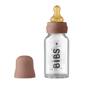 Bibs Baby Glass Bottle Complete Set Woodchuck 110 ml