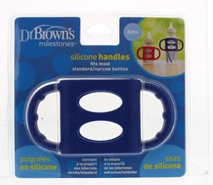 Dr. Brown's Handvat Fles Dr. Brown Siliconen handle voor standaard fles Blauw