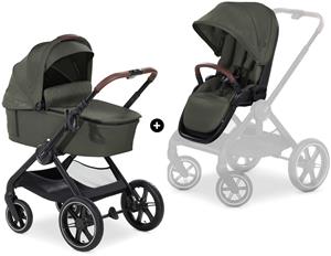 hauck Kinderwagen Walk N Care Air Set Dark Olive