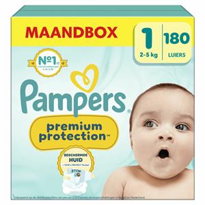 Pampers Premium Protection Luiers Maat 1 (2-5kg) 180 stuks