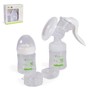 Cangaroo Handmilchpumpe »Manuelle Milchpumpe Delicate P0953«, 2x 150 ml Flasche, Sauger Gruppe 0+