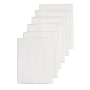MEYCO Hydrofiele doeken 6-pack wit 70 x 70 cm