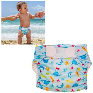 Freds Swim Nappy Schwimmwindel, wiederverwendbar, blau, Größe 2: 9-16 kg