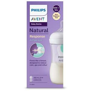 Philips Avent Babyflasche »Natural Response SCY673/01«, mit dem AirFree Ventil, 260ml, ab dem 1. Monat